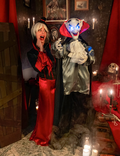 Animirani zvuk i lagano ukrašavanje vampir nasmijana 165 cm