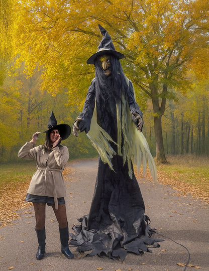 Animirani dekoracija divovska vještica xxl 300 cm