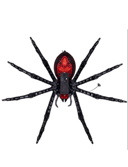 Zvučna i svjetlosna dekoracija crna tarantula 70 x 15 x 42 cm