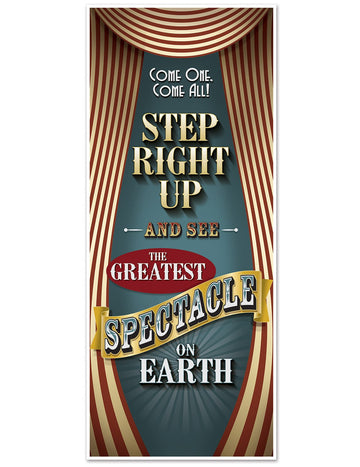 Dekoracija vintage cirkuskih vrata 76 x 182 cm