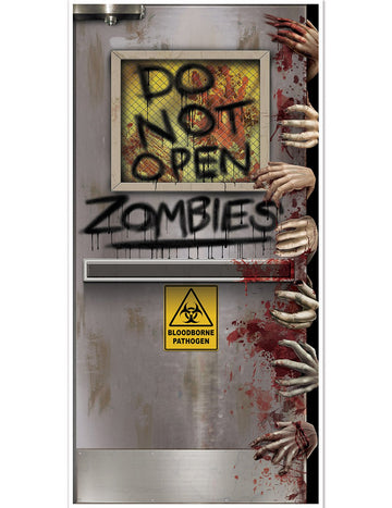 Zombi laboratorijski ukras vrata 76 x 152 cm