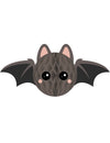 Décoration en papier alvéolé chauve-souris grise