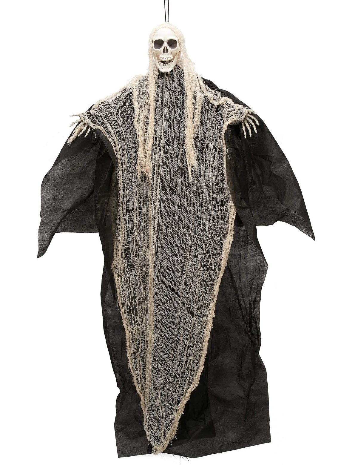 Crno-bijela dekoracija kosac za halloween za vješanje