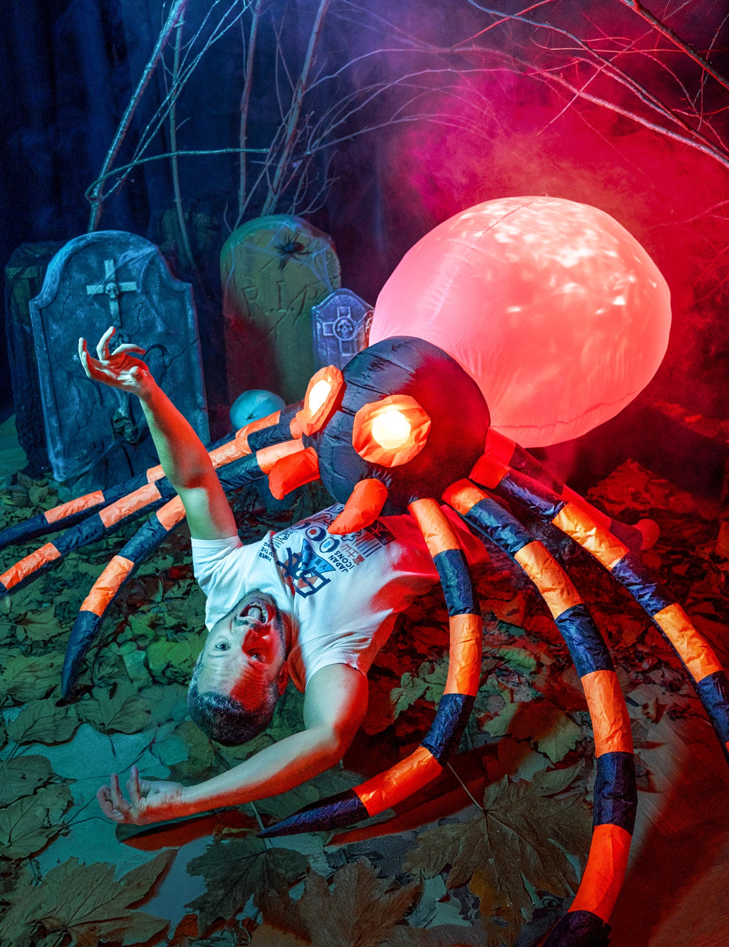 Divovska dekoracija pauka na napuhavanje 180 x 120 cm