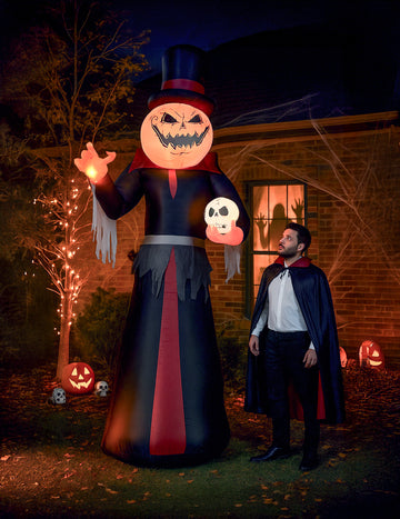 360° Napuhavanje Zastrašujuća Bundeva Dekoracija cm