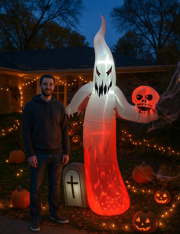 Svjetlosni ukras na napuhavanje duha 270 cm