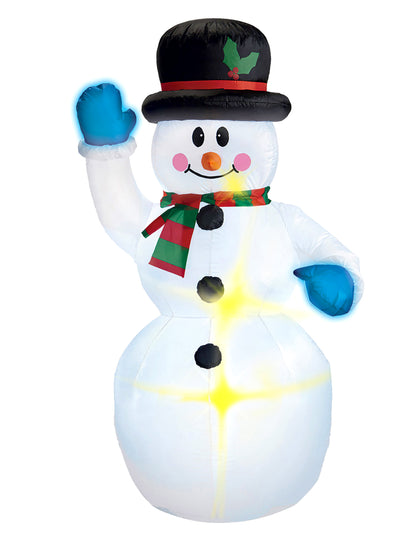 Svjetleća napuhavajuća dekoracija snjegović 150 cm 