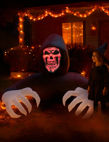 Dekoracija na napuhavanje crvene glave 210 cm