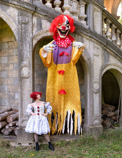 Divovski ukras za Noć vještica: zastrašujući viseći klaun, 3,50 m