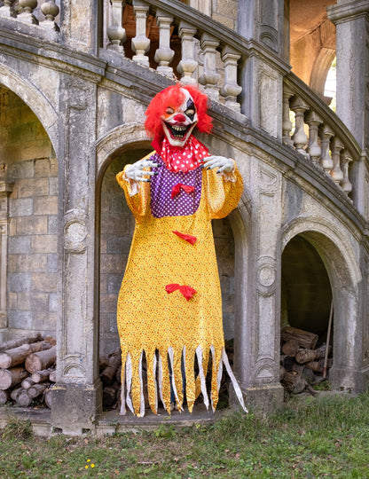 Divovski ukras za Noć vještica: zastrašujući viseći klaun, 3,50 m