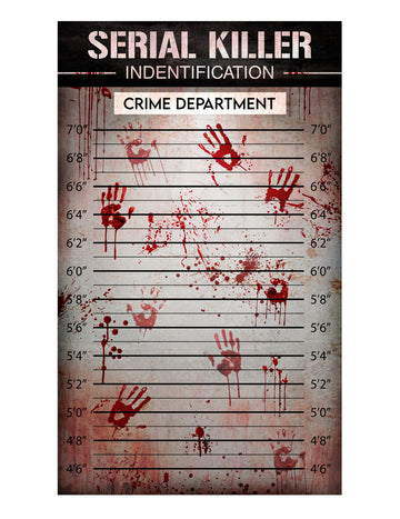 Tkanina za dekoraciju zida policijske identifikacije 1,20 x 2 m 