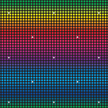 Zidna dekoracija disco 1,2 x 9 metara za sedamdesete godine 