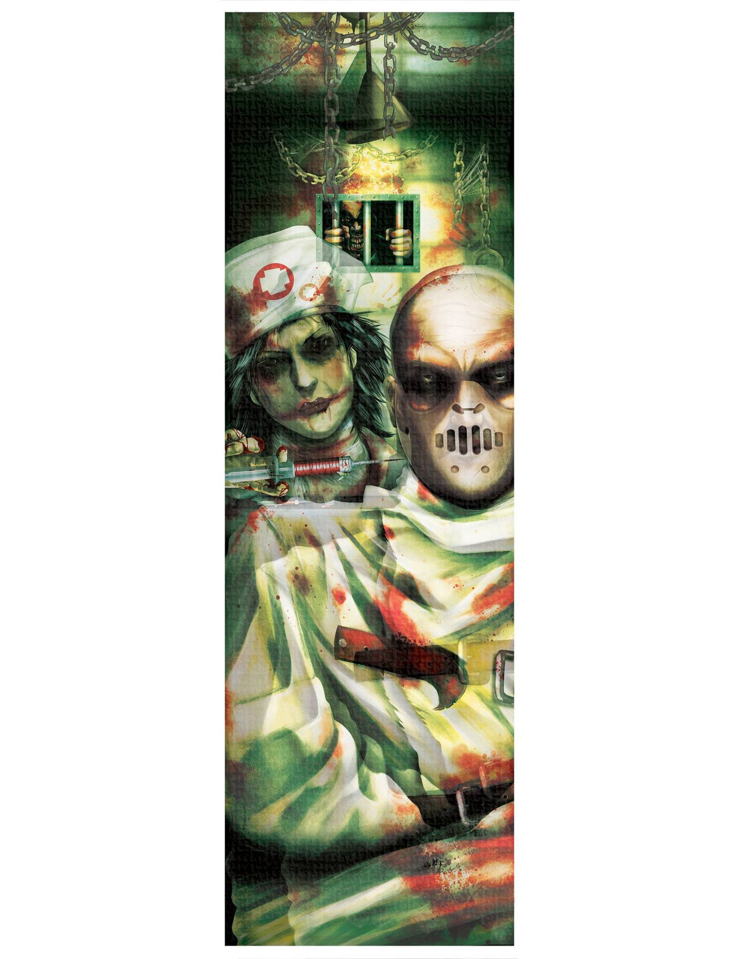 Zidna zidna ukras zombija