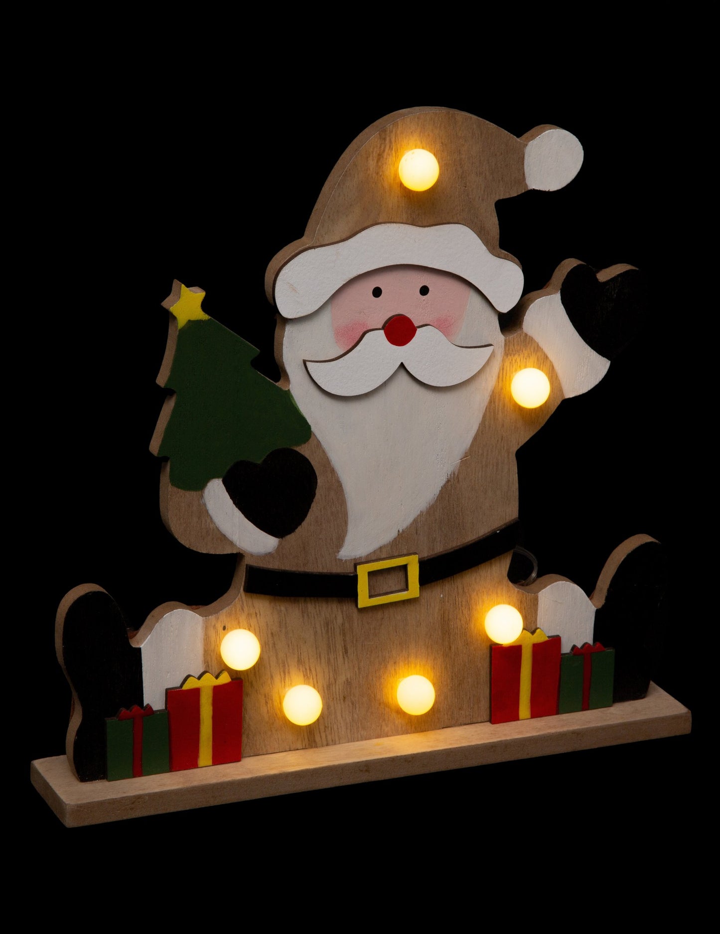 Svjetleća dekoracija Djeda Božićnjaka 25 cm 