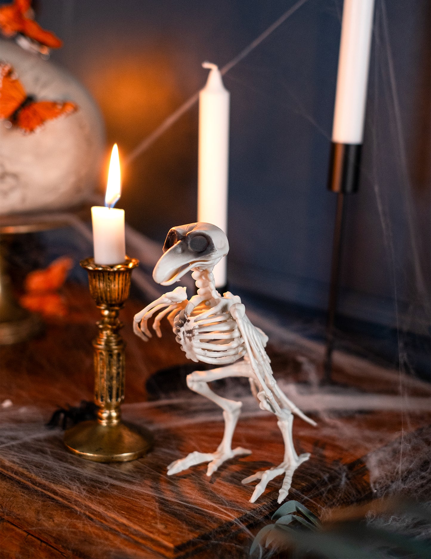 Corbeau Skeleton Dekoracija 19,5 cm Noć vještica