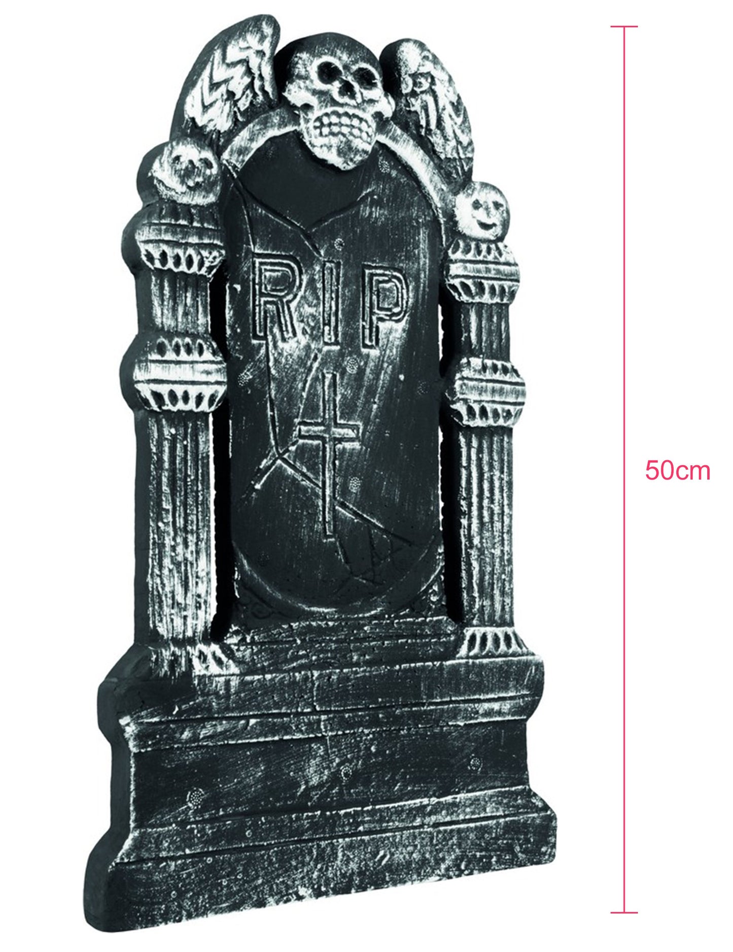 Dekoracija jesen kostur Noć vještica 50 x 30 cm