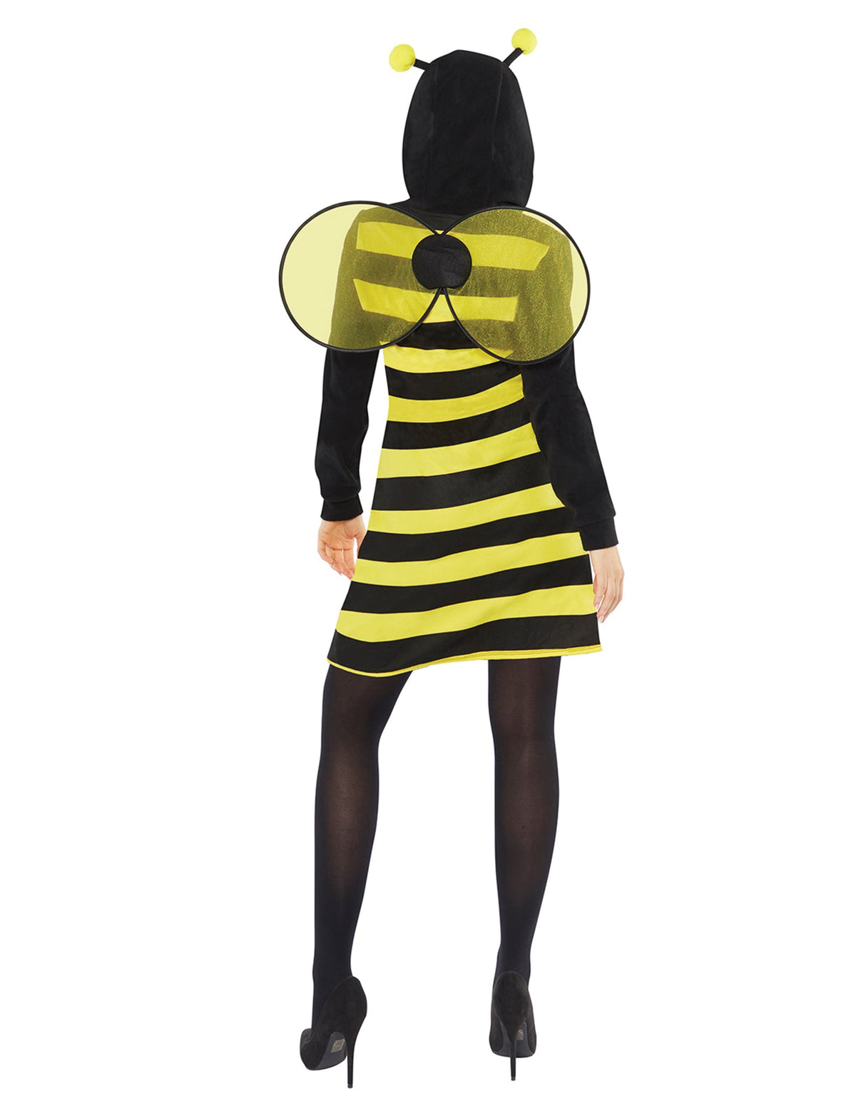 Vue de dos du déguisement abeille polaire pour femme