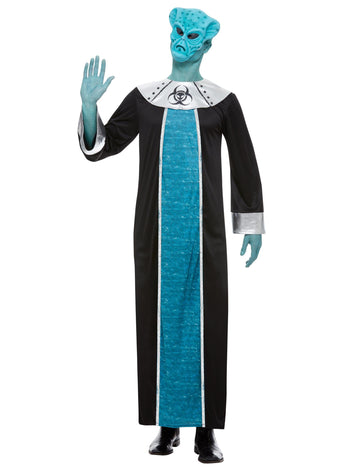 Muški plavi vanzemaljac prerušavajući