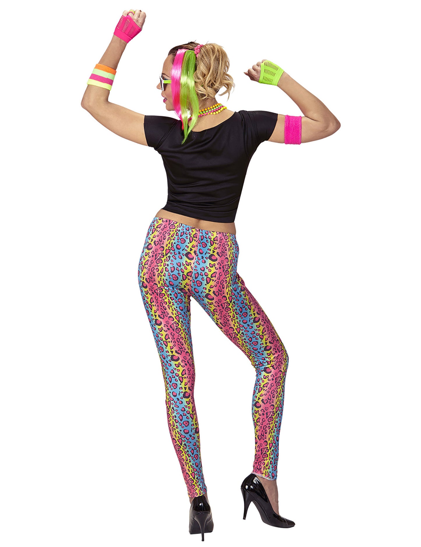 80 -ih prerušena tiskana višebojna panter žena