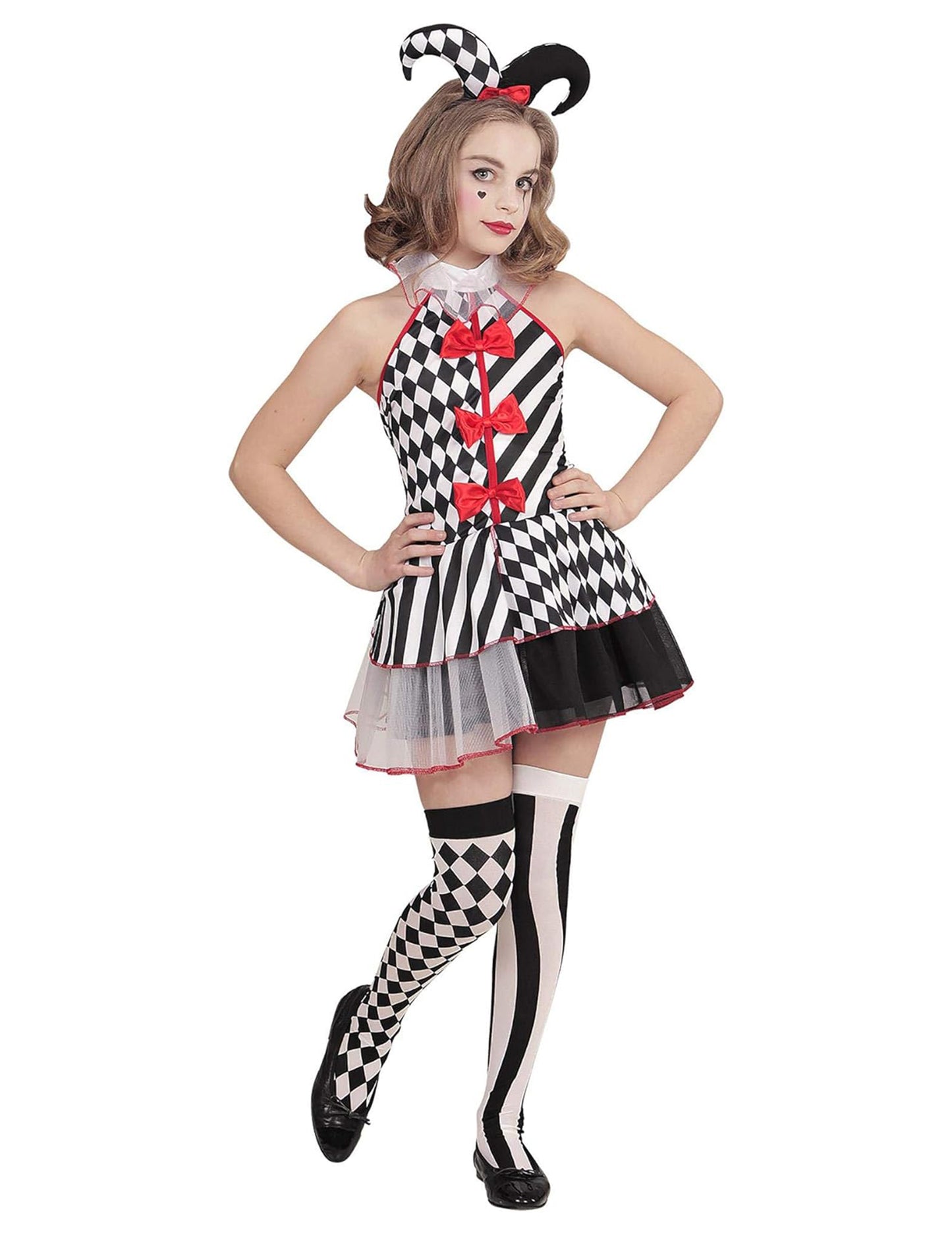 Kći damier djevojke -in -law kostim