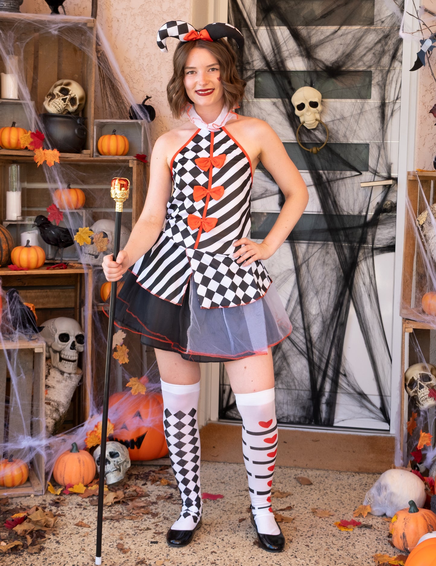 Kći damier djevojke -in -law kostim