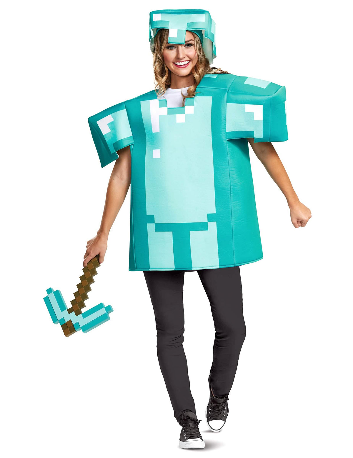 Pikselizirani pijuk kostima oklopa Minecraft za odrasli