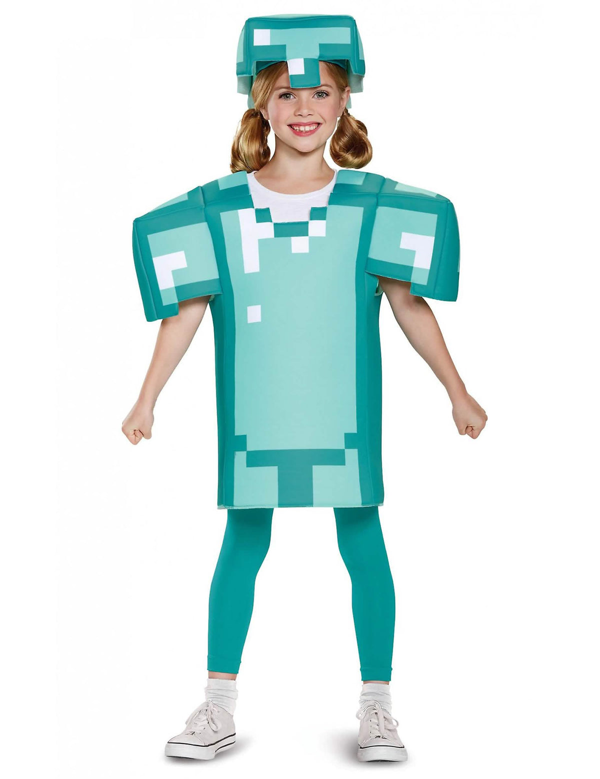 Prednji prikaz kostima oklopa Minecraft