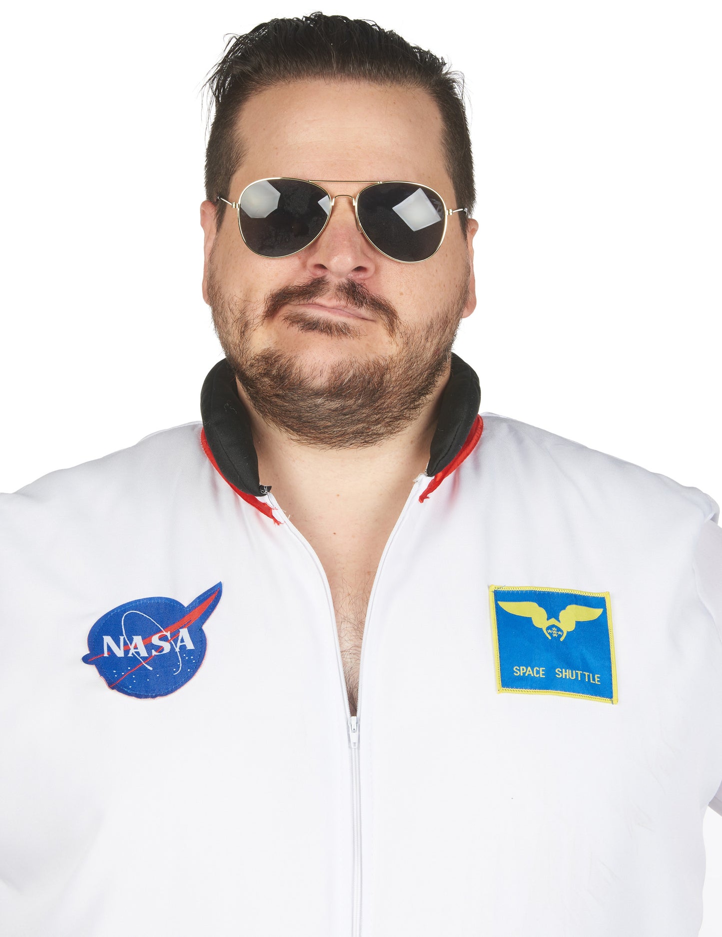 Muški astronaut velike veličine prerušen