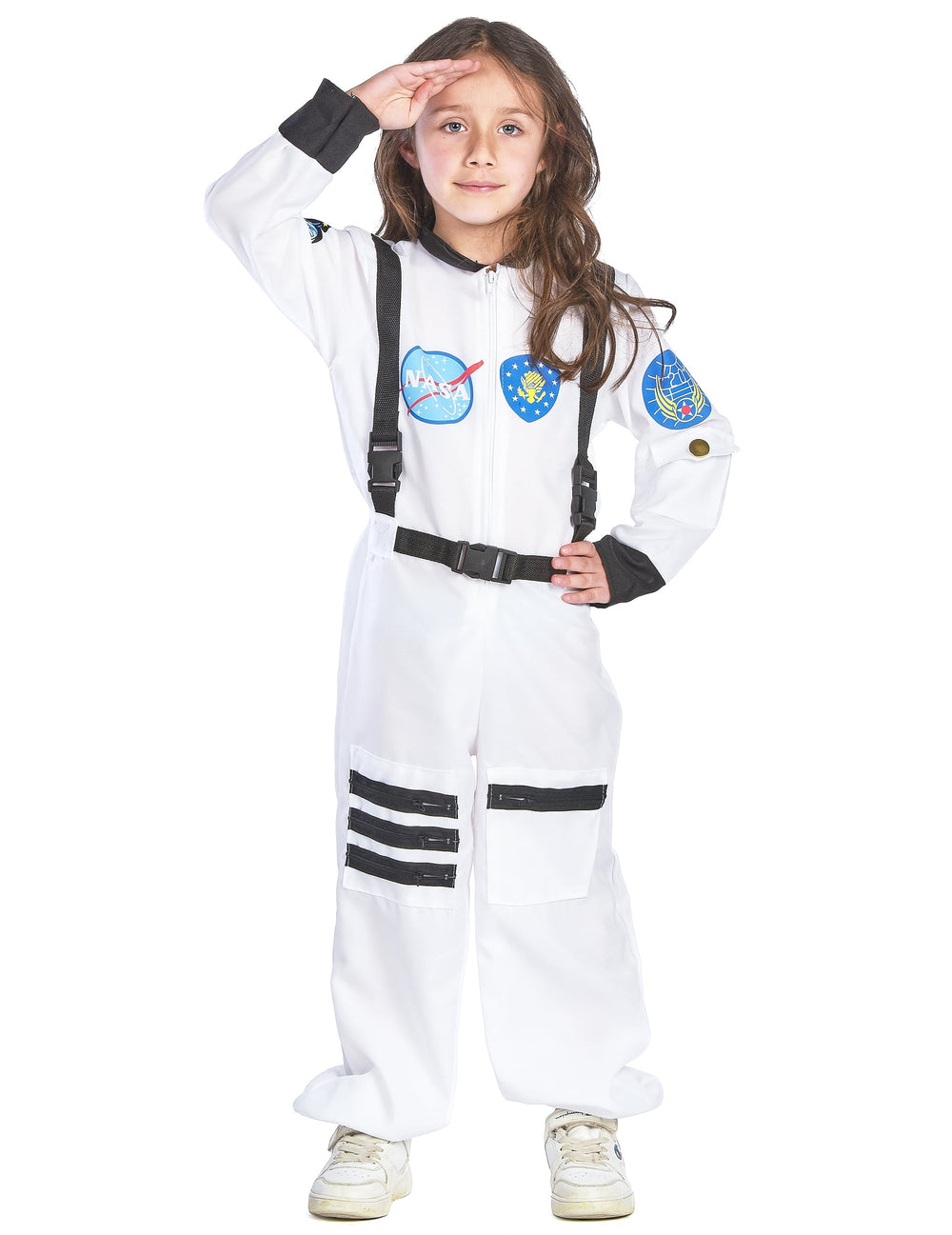 Vue sans casque du déguisement astronaute pour enfant
