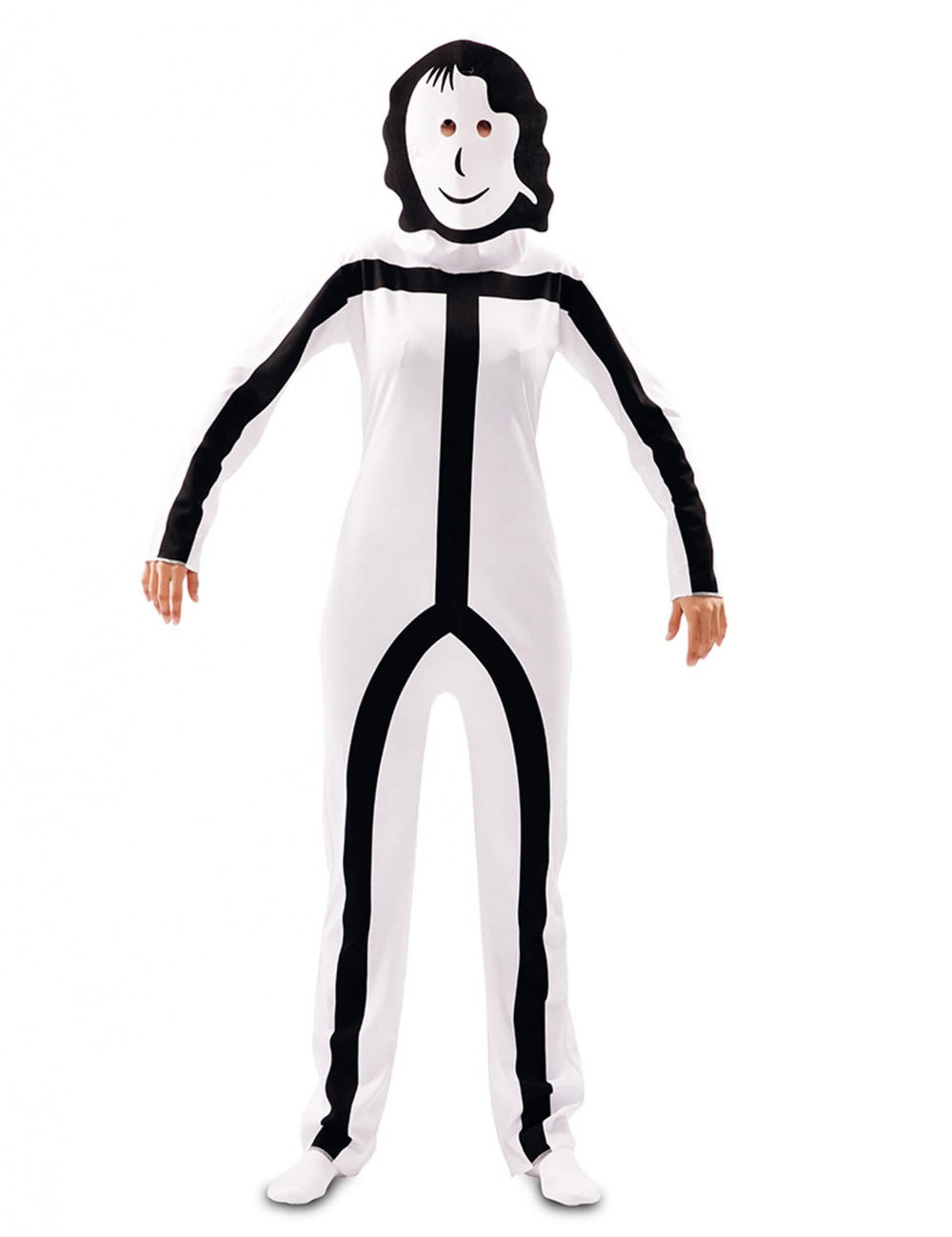 Ženska maska za kostim Stickman za odrasli
