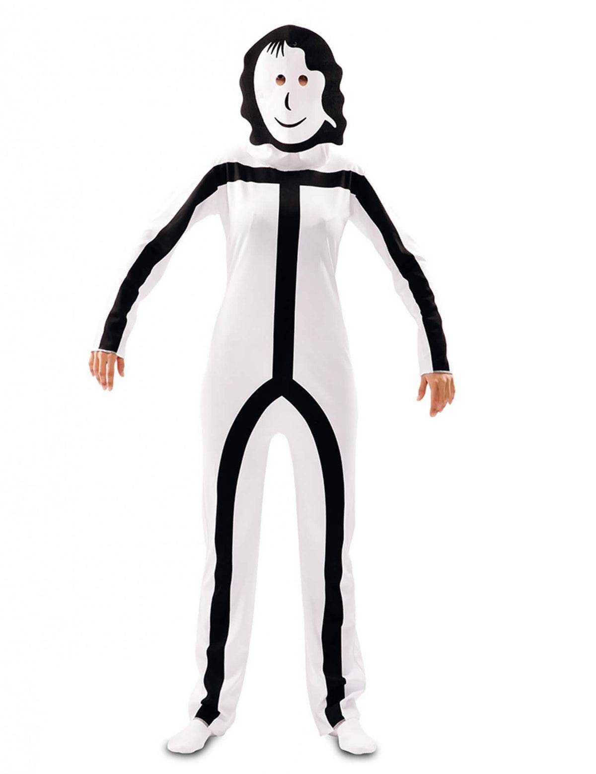 Ženska maska za kostim Stickman za odrasli