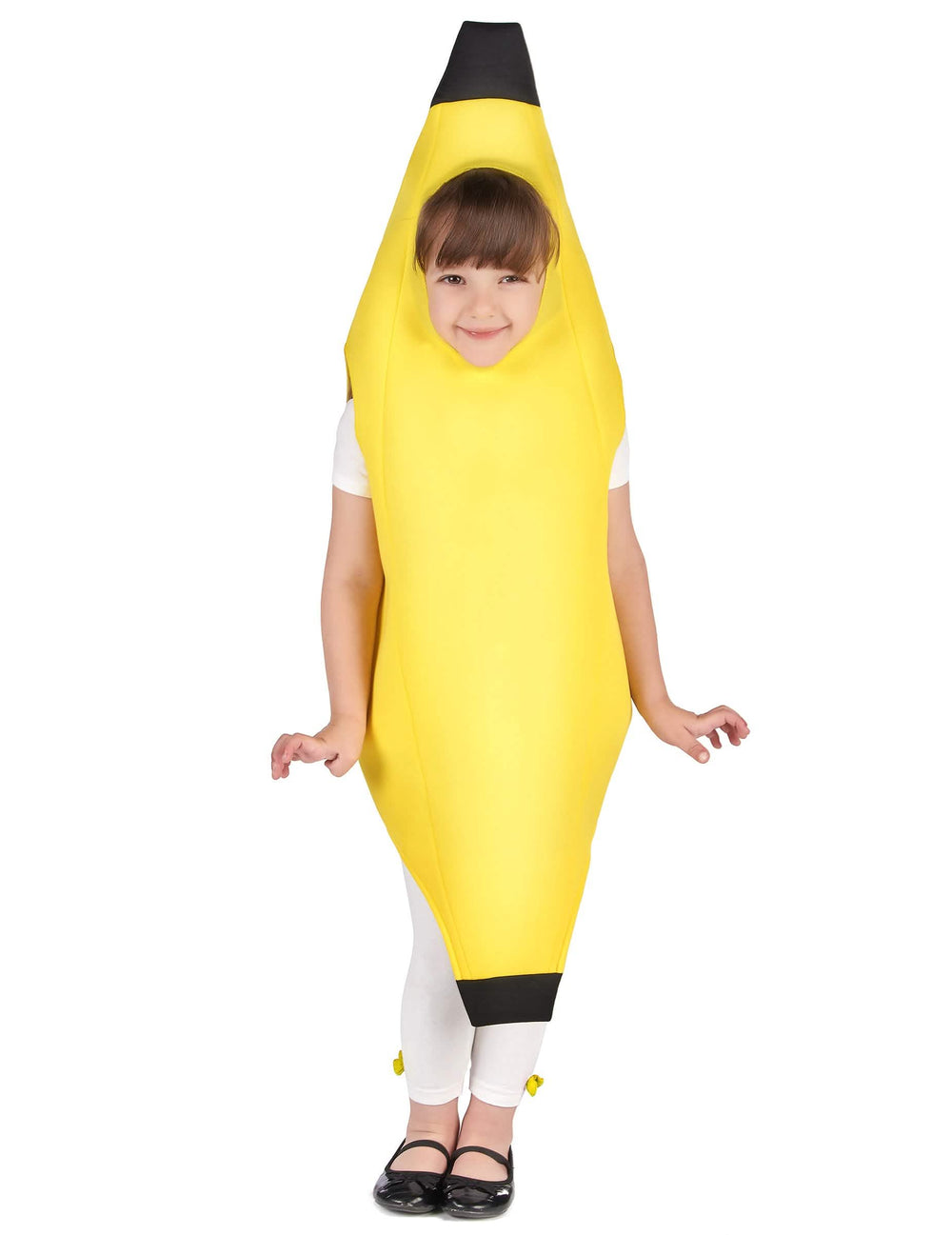 Kostim banane za dijete žuta s crnim krajevima