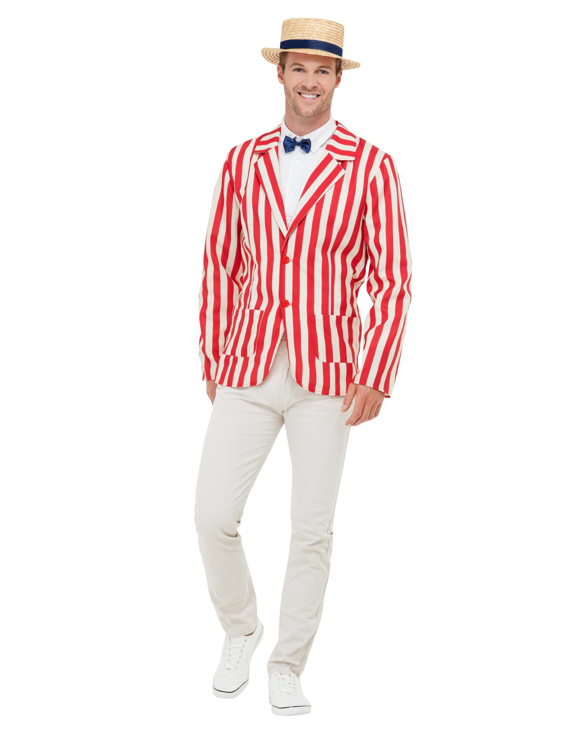 Vue d'ensemble du déguisement de barbier des années 20 pour homme