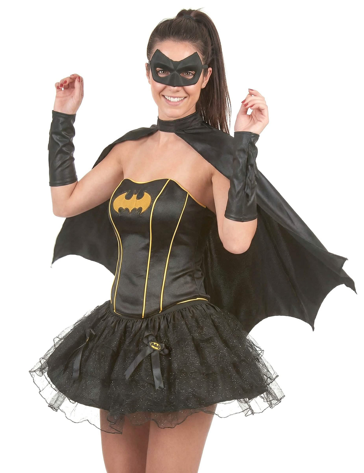 Prednji pogled na seksi kostim Batgirl™ za ženu
