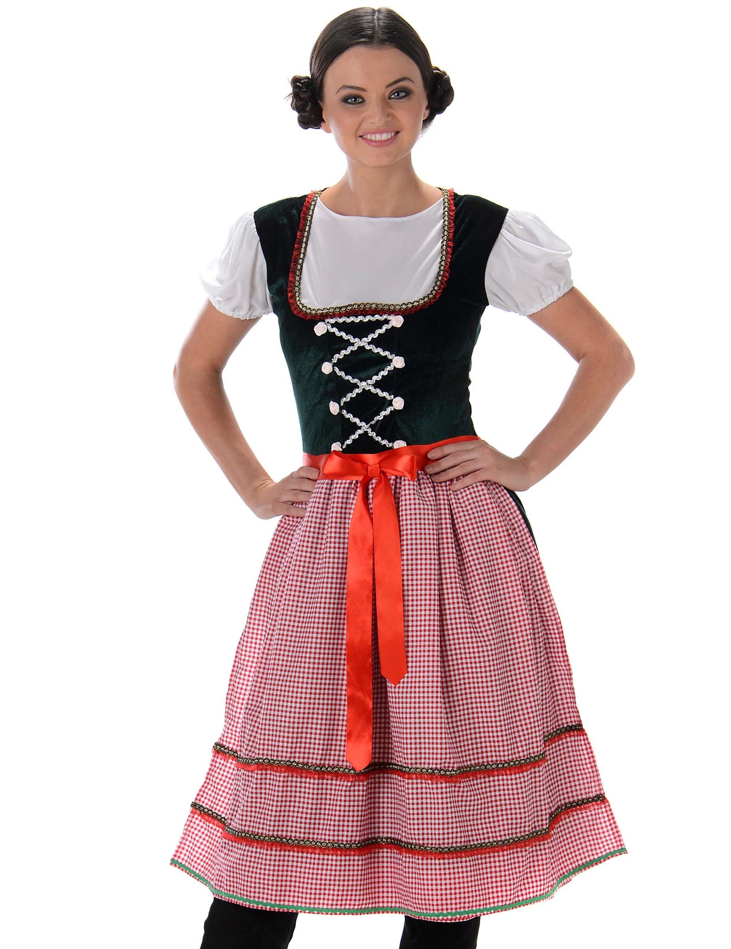 Bavarski kostim, duga haljina, plus size, ženski