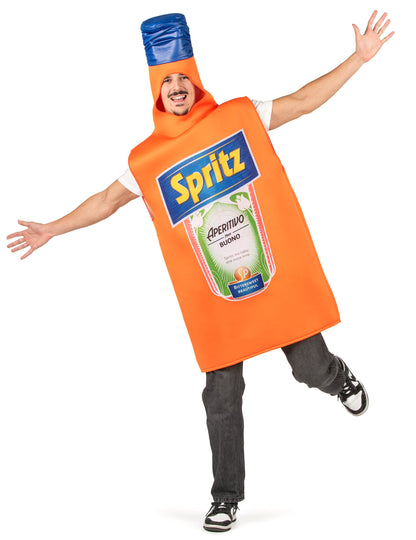 Kostim za odrasle s bocom narančastog aperitiva
