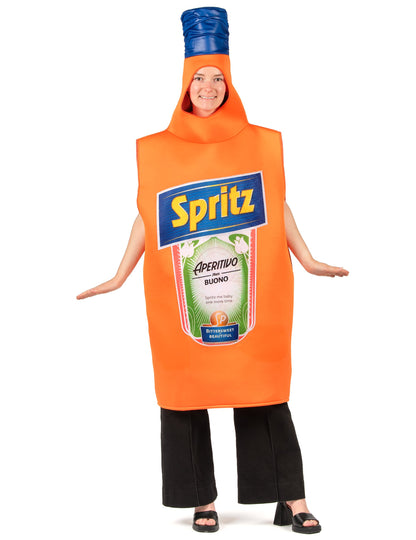 Kostim za odrasle s bocom narančastog aperitiva