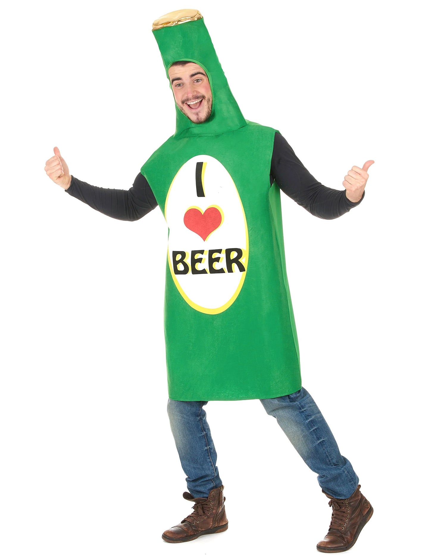 Kostim za bocu zelene pivo za odrasle