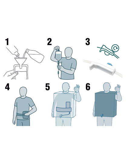 Kostim za odrasle s kartonom mlijeka