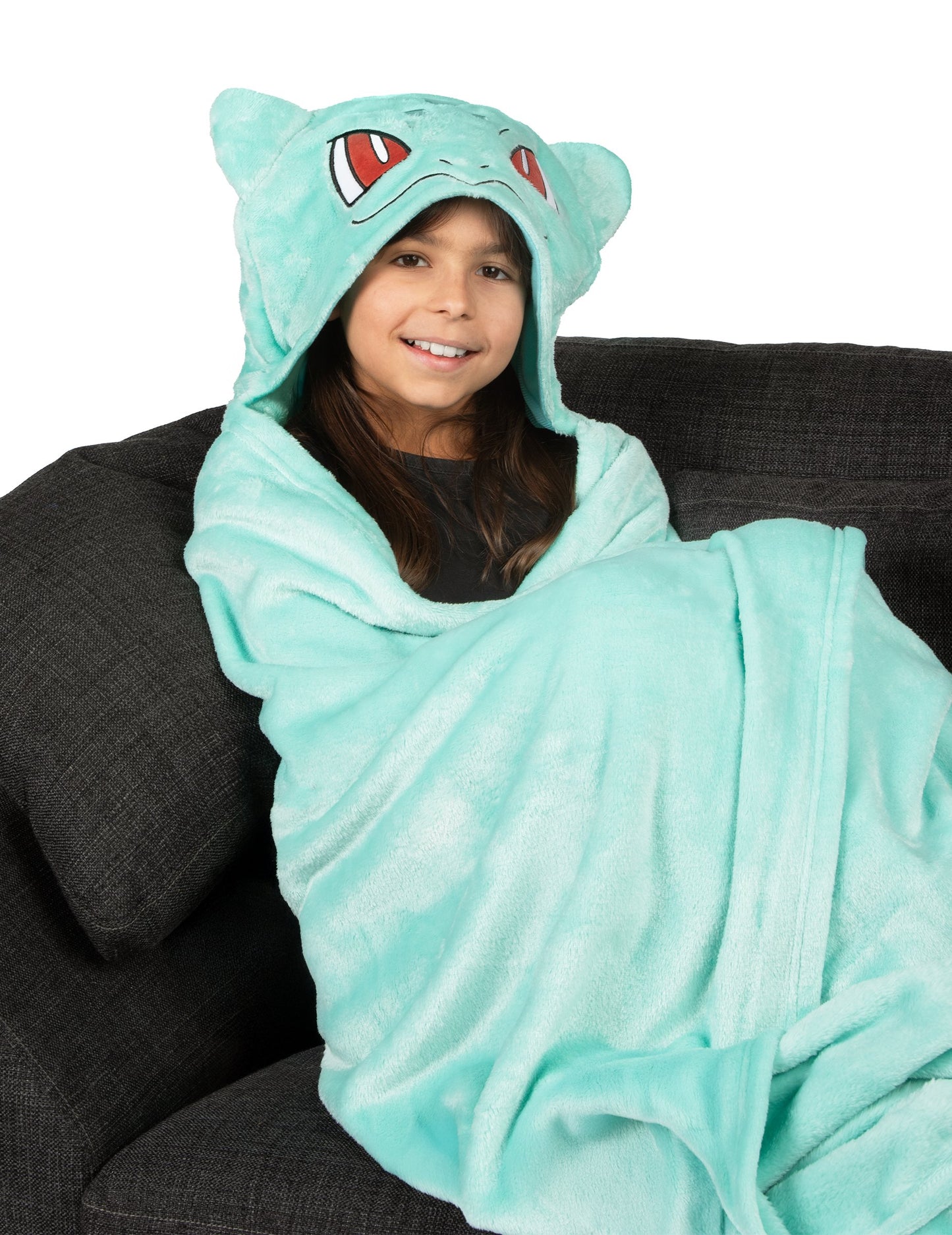 Kostim Bulbizarre polarno pokrivač s kapuljačom za djecu Pokémon™ 