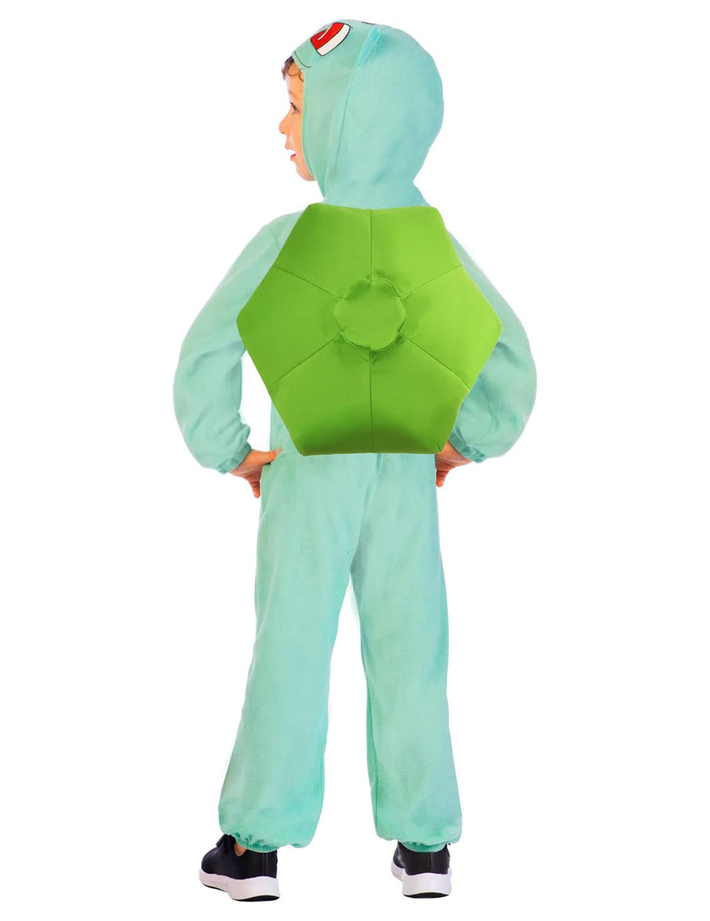Vue de dos du déguisement Bulbizarre Pokémon pour enfant