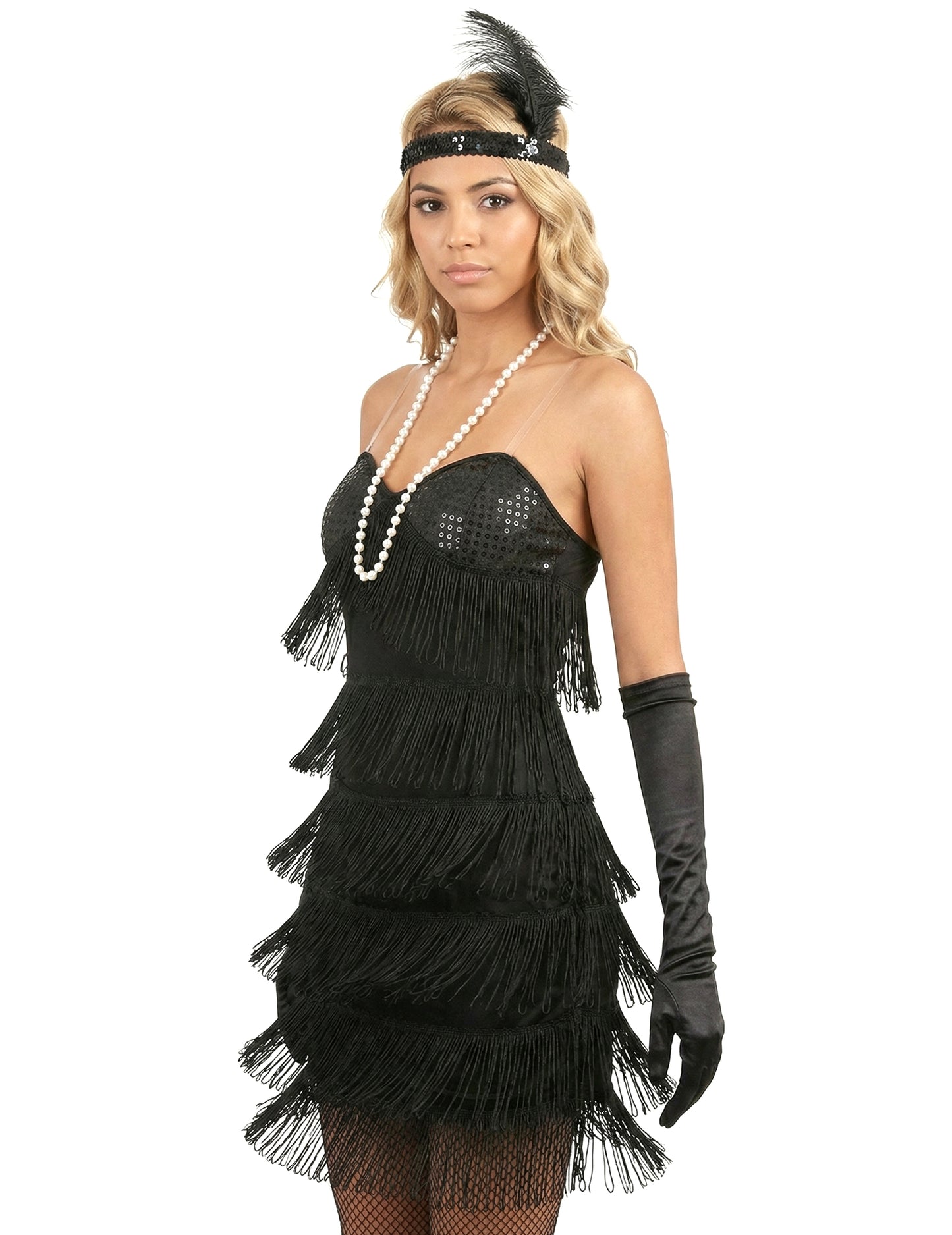 Seksi crni charleston kostim crni