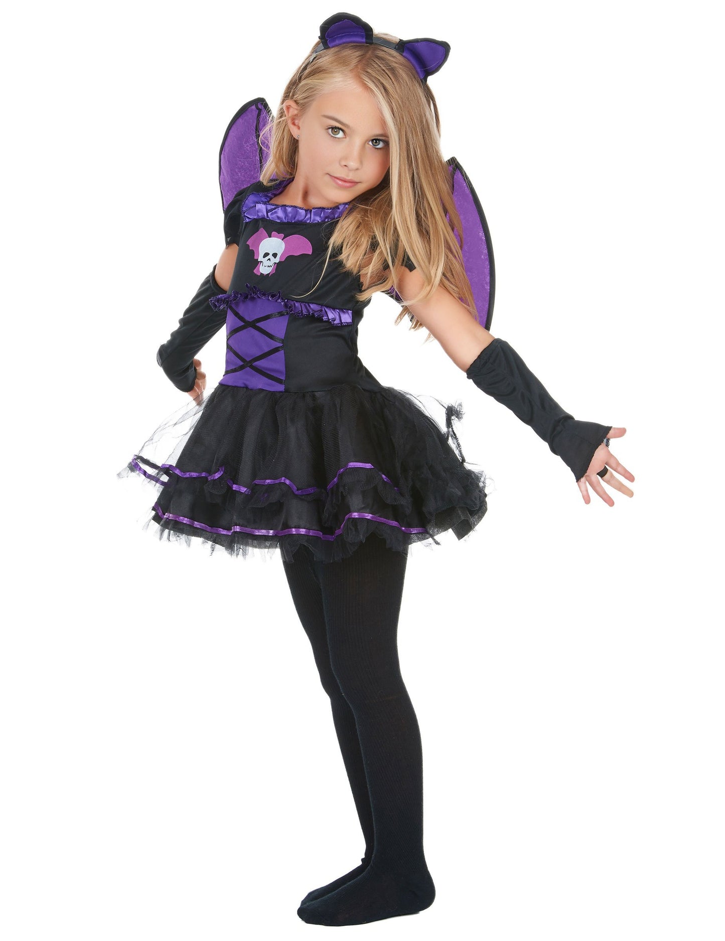 Crna i ljubičasta djevojka prerušena