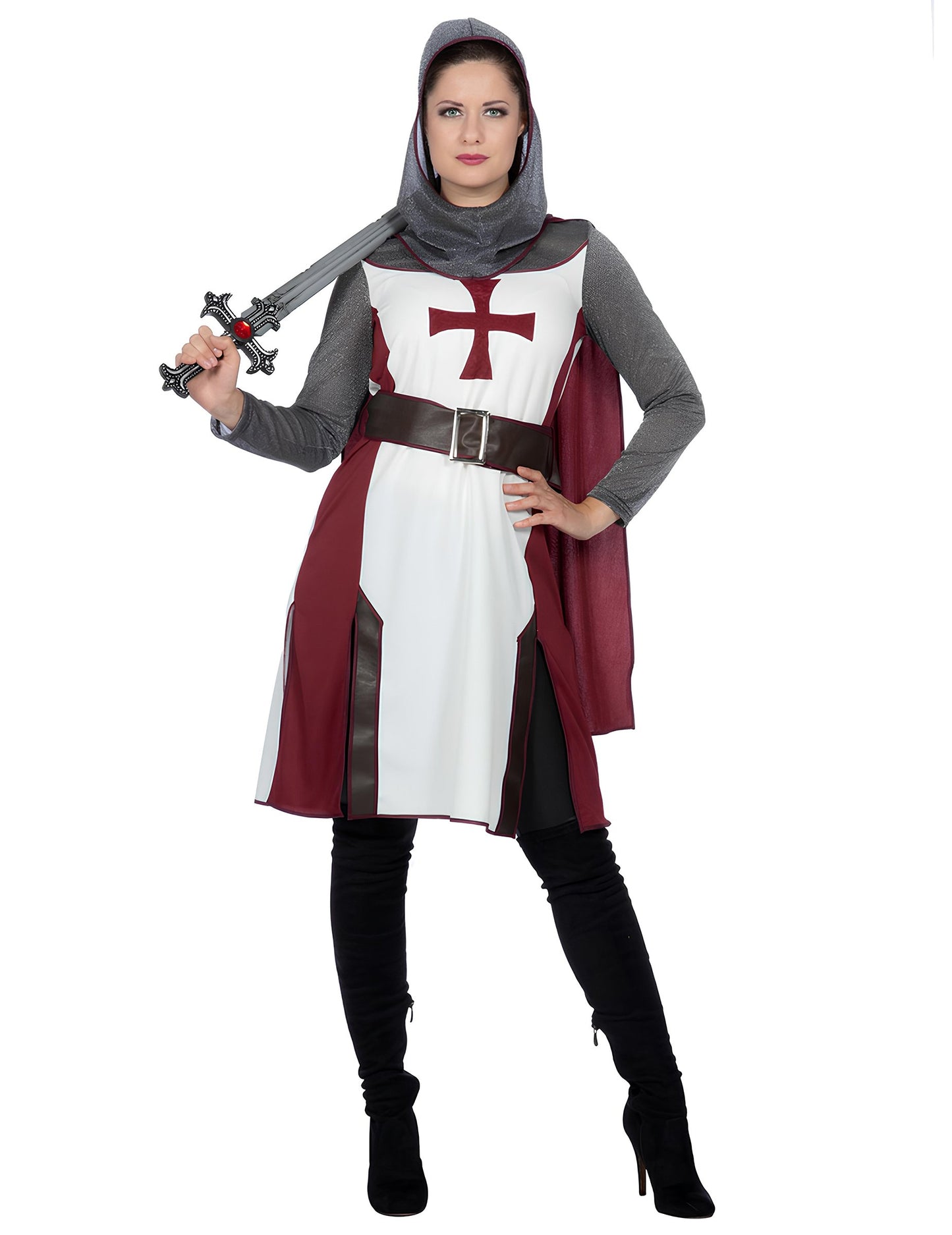 Luksuzni kostim templarskog viteza za žene 