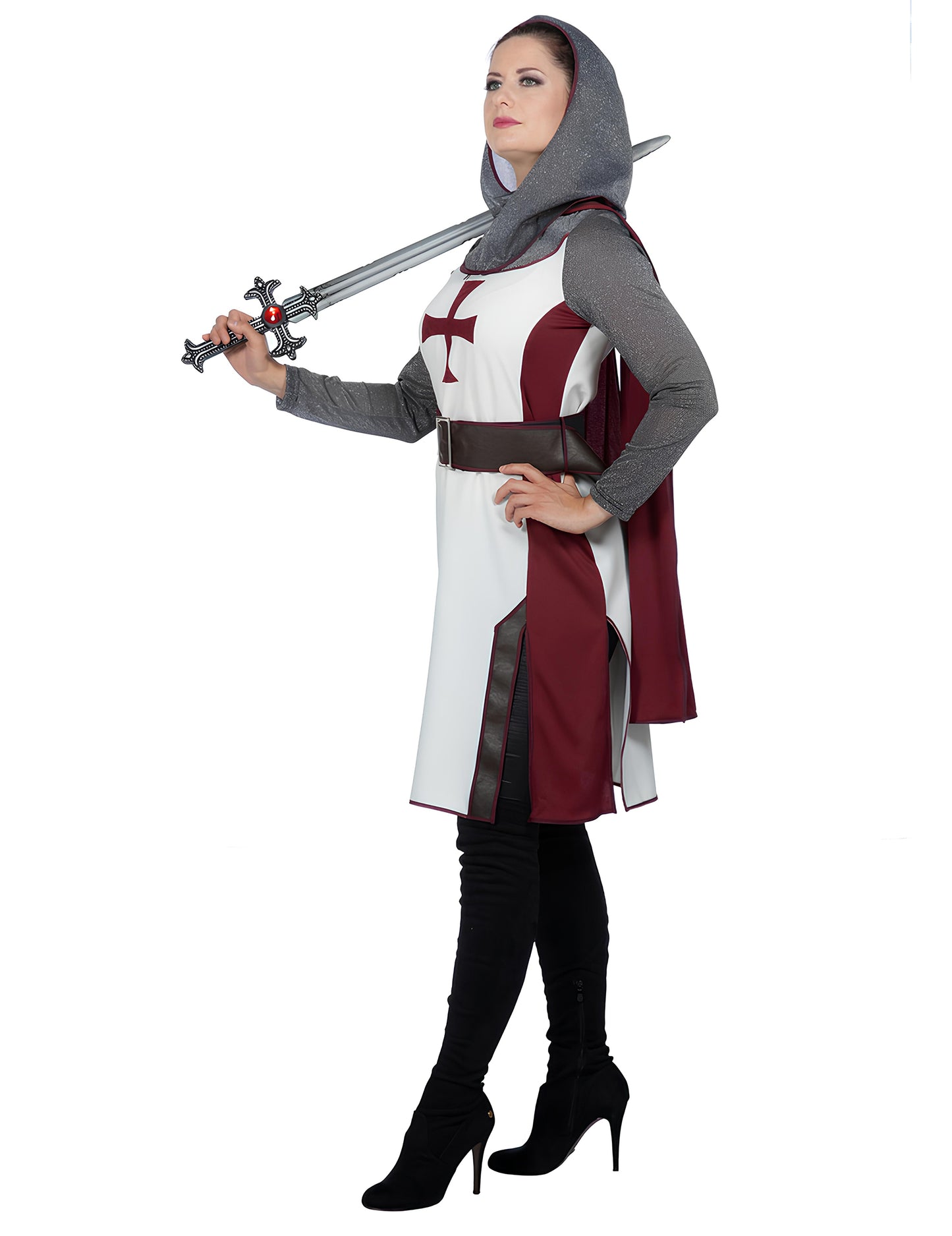 Luksuzni kostim templarskog viteza za žene 