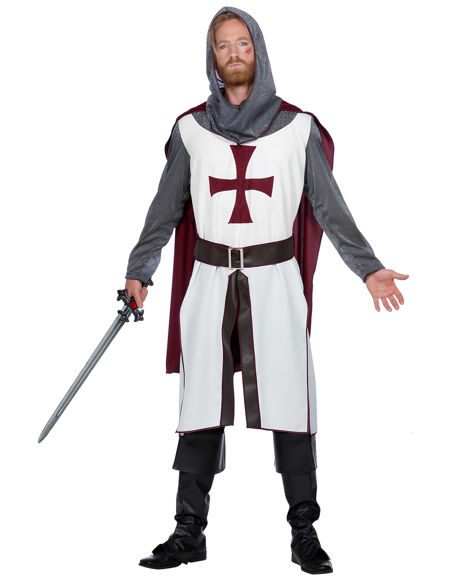 Luksuzni kostim templarskog viteza za muškarce 