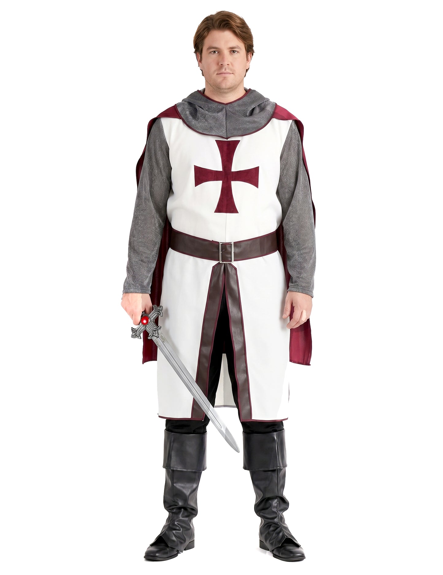 Luksuzni kostim templarskog viteza za muškarce 