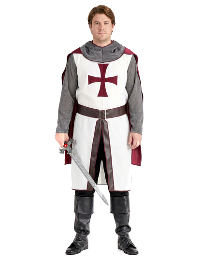 Luksuzni kostim templarskog viteza za muškarce 