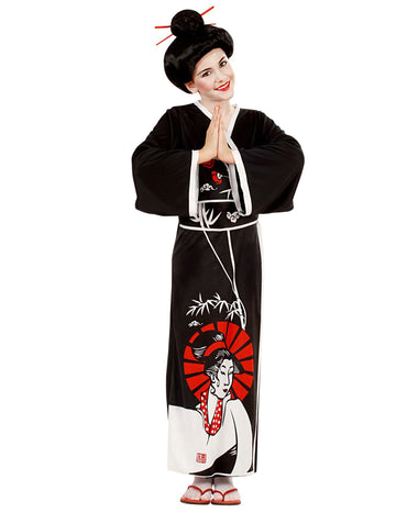 Crna kineska kostim djevojka