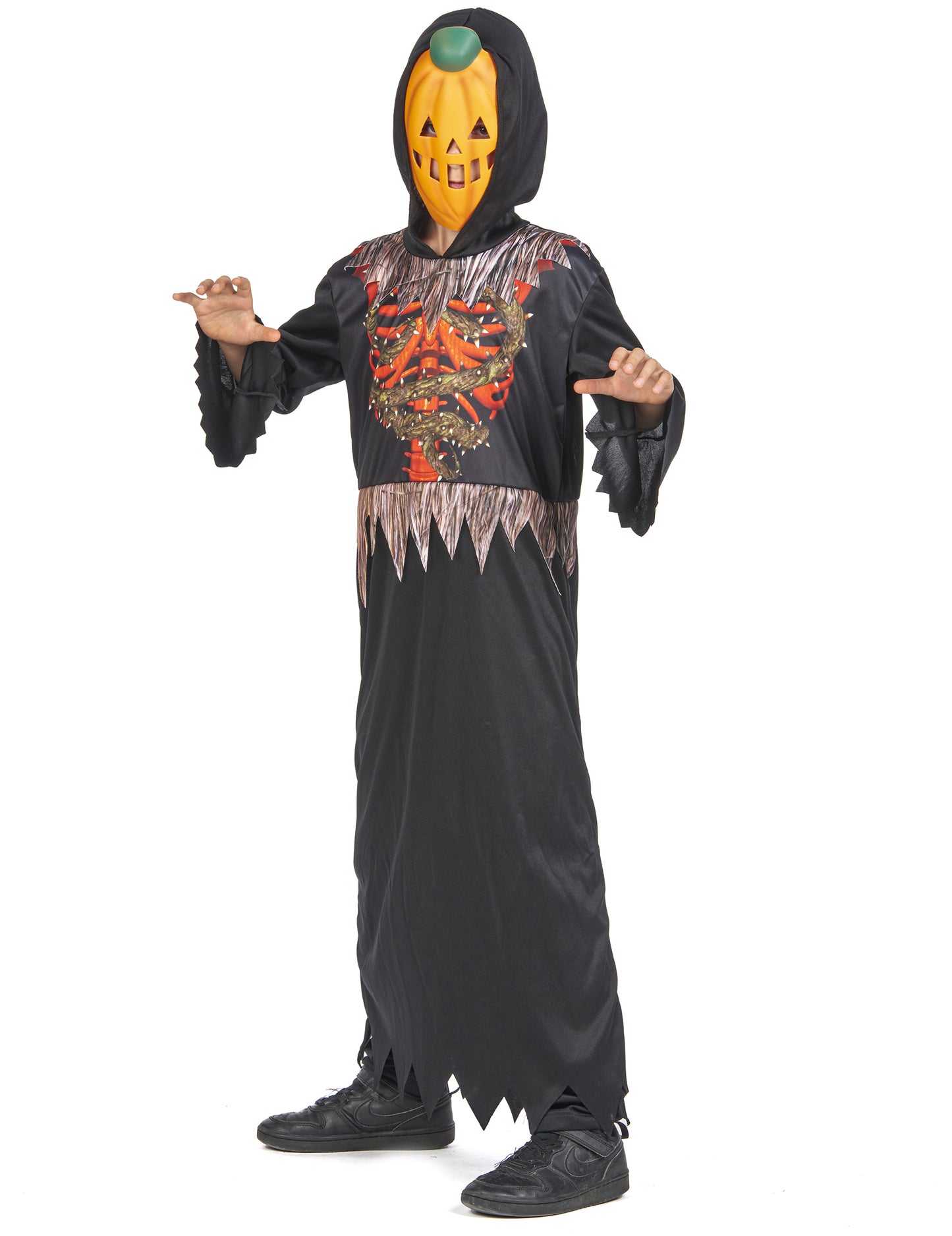 Dječja kosturna bundeva prerušena